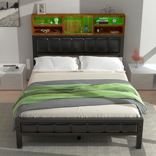 Double bed frame - frame, industrial