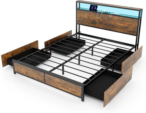 Double size bed - size, frame