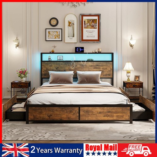 4ft6 double bed - double, frame