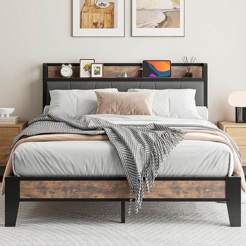 Small double bed frame with - small,