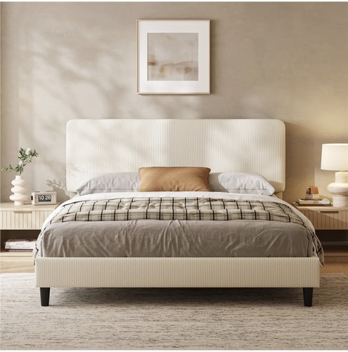 Yaheetech beige upholstered - beige,