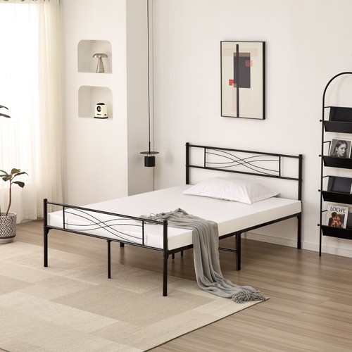 Metal bed frame with - metal,