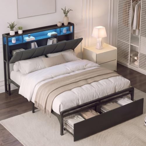 Double bed frame with - double,