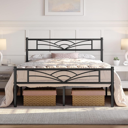 4ft6 double bed solid - 4ft6,