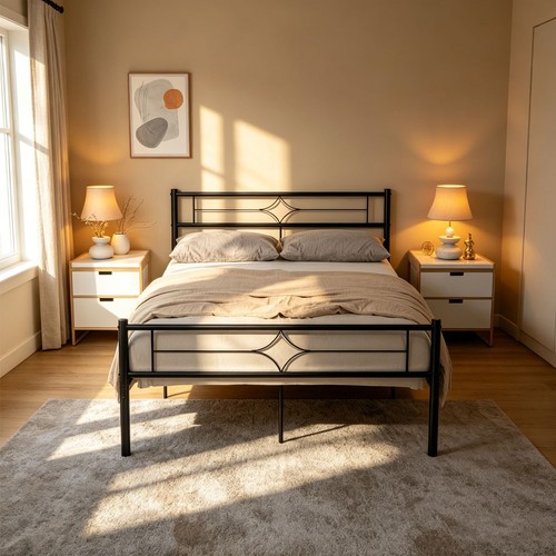 4ft small double bed frame - bed,