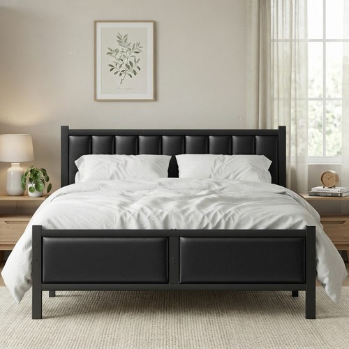 Heavy duty metal double bed - duty,