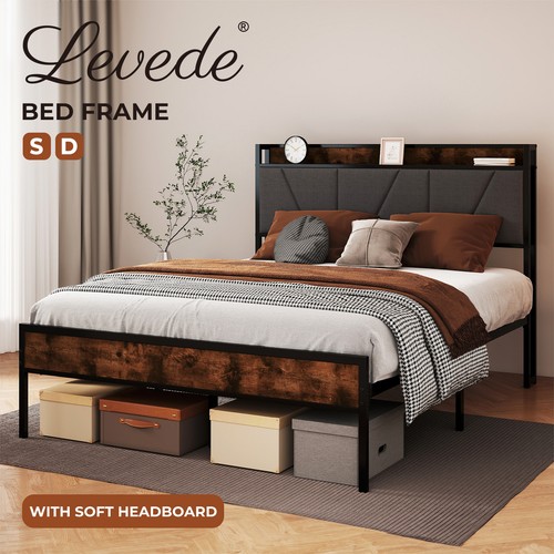 Levede heavy duty bed - heavy, frame