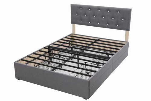 4ft6 double bed frame - 4ft6,