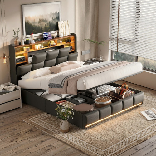 4ft6 double ottoman - 4ft6, frame