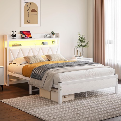 Double size 4ft6 bed - double, frame