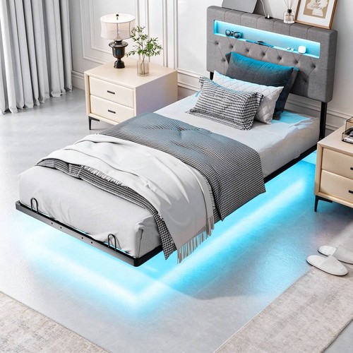 4ft6 floating double bed frame - 4ft6,