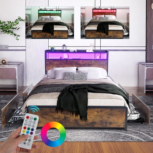 Double size bed - bed, frame