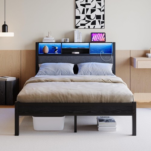 4ft6 double size - bed, frame