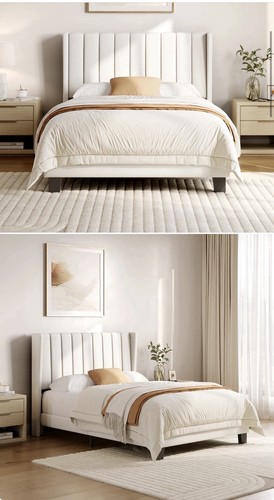 Double bed frame upholstered - frame,,