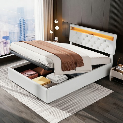 New led ottoman - new,