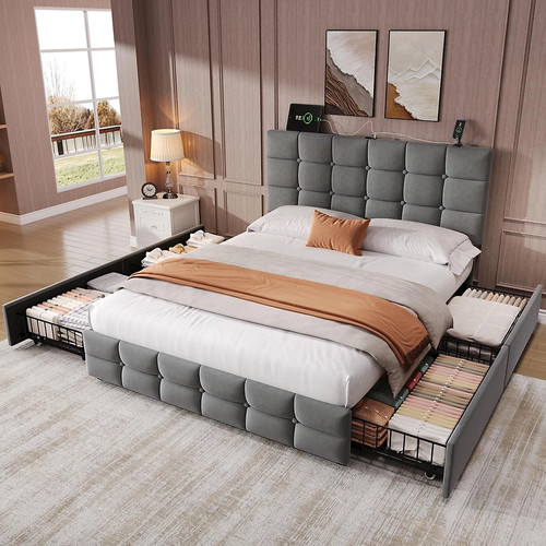 Double bed frame sale 4ft6 - double,