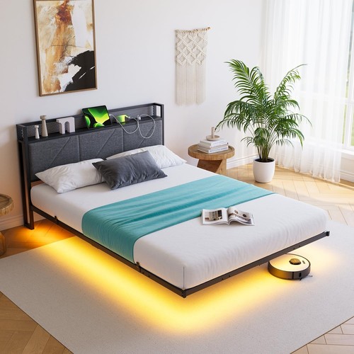 Floating double bed - bed, 4ft6